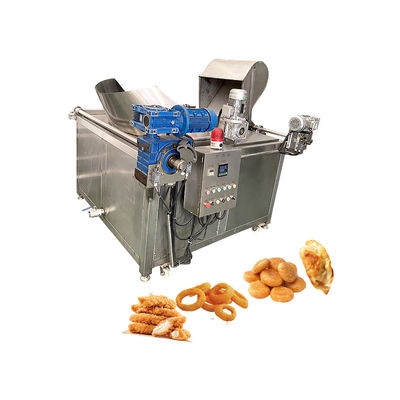 Automatic Stirring Frying Machine for Small Scale Meatball Fryer in Food Beverage