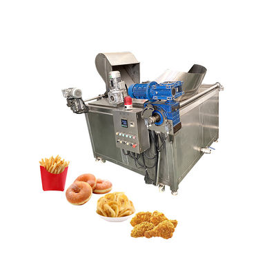 Automatic Stirring Frying Machine for Small Scale Meatball Fryer in Food Beverage
