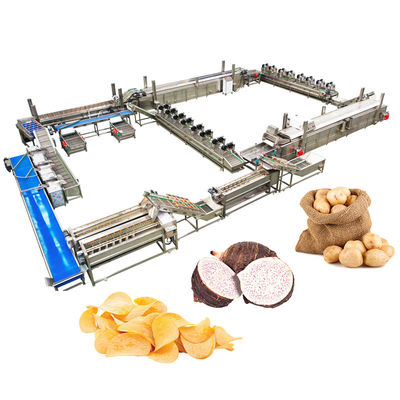 Fully Automatic Gas Heating French Fries Production Line for Fresh Frozen Sticks