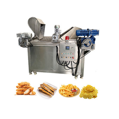 Automatic Stirring Frying Machine for Small Scale Meatball Fryer in Food Beverage