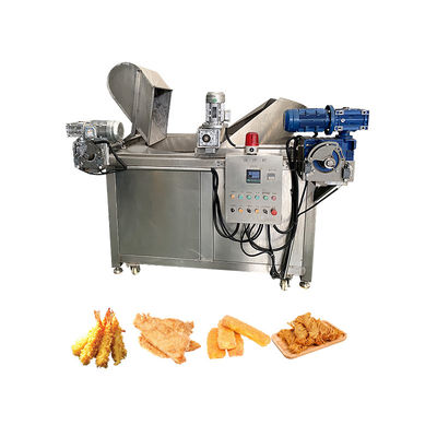 Automatic Stirring Frying Machine for Small Scale Meatball Fryer in Food Beverage