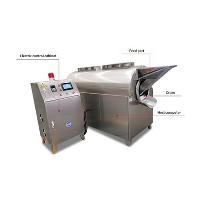 2050*1100*1700mm Joyshine Cocoa Bean and Mung Bean Roasting Machine with 380V Voltage